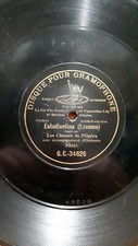 CHOEURS DE L'OPERA en NEGRO G&T GC 34626 FRANCÉS 78 RPM Lacome's Estudiantina
