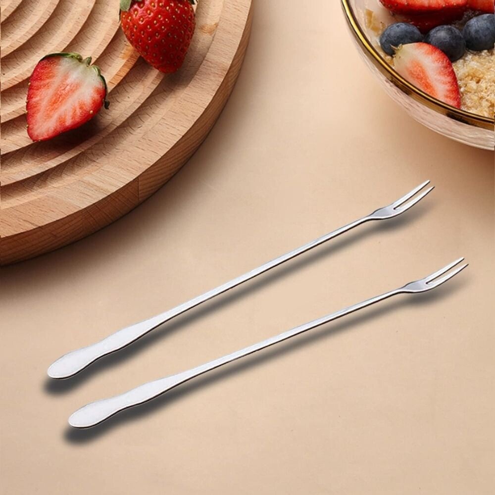 5Pcs Long Handle Olive Fork 304 Stainless Steel Pickle Grabber Kitchen eBay