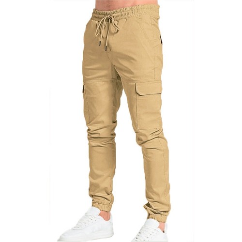 Men's Casual Trousers Slim Pants - Picture 15 of 21