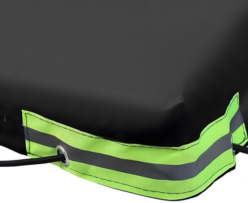 Anhänger Flachplane Abdeckplane mit Seil für Stema PKW Hängerabdeckung 208x114cm - Bild 12 von 16