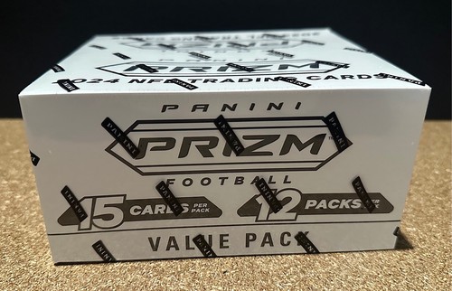 2024 PANINI PRIZM FOOTBALL SEALED 12 PACK CELLO FAT PACK BOX NFL - IN HAND!