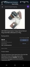 Gm 24237586 Transmission OutputSpeed Sensor P...