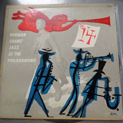 Norman Granz Jazz At The Philharmonic Vol. 14 NM Original 10'' Mercury 14-B