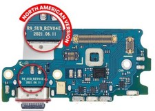 Original Charging Port Board with Sim Card Reader for Samsung Galaxy S21 FE 5G