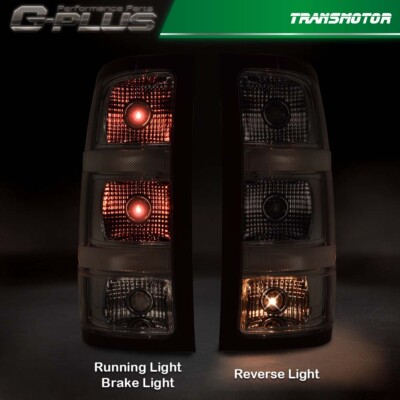 Fit For 07-13 GMC Sierra 1500 2500 3500HD Rear Tail Lights Brake Lamps Assembly