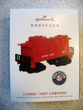 Hallmark Keepsake Lionel 1007 Caboose Christmas Ornament 2019 Trains