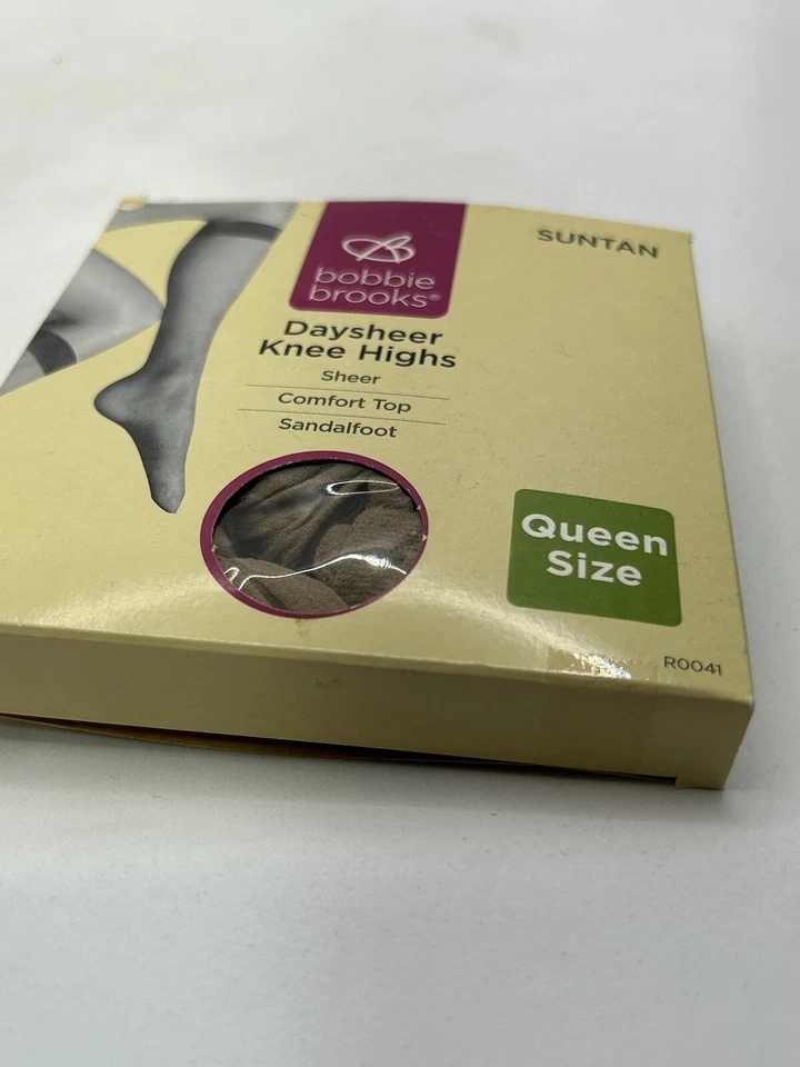 Pantimedias Bobbie Brooks bronceadas 3 paquetes con 2 en cada paquete día transparente talla queen Foto 3 de 3
