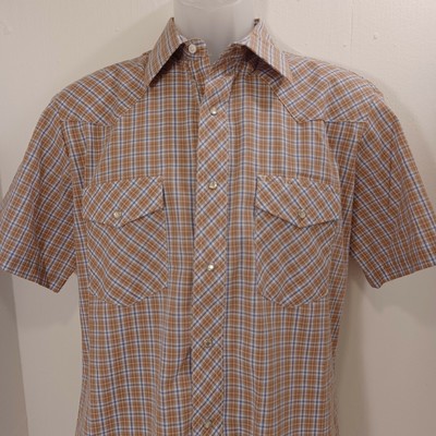 Wrangler Western Shirts Mens Medium 