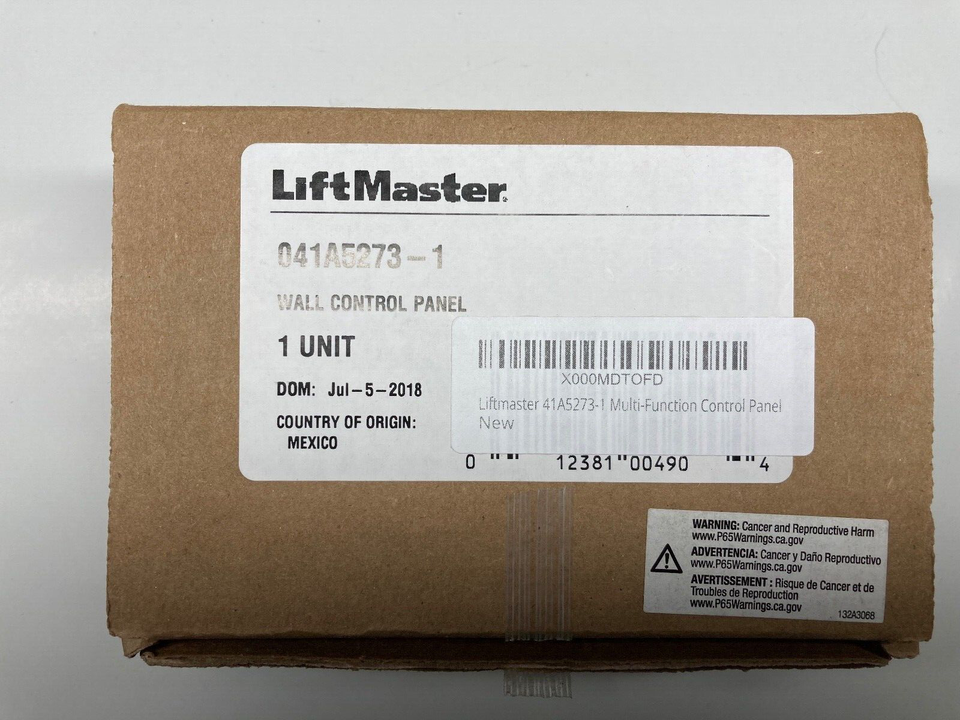 LiftMaster Security WallMounted Door Control Panel 753182407685 eBay