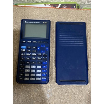 Texas Instruments TI-81 graphischer Taschenrechner blau LCD Bildschirm 64 x 96 Auflösung