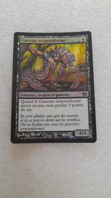 MTG MAGIC THE GATHERING KARTE SEHR GUTER ZUSTAND SCHLANGENKRIEGER FOIL HOLO