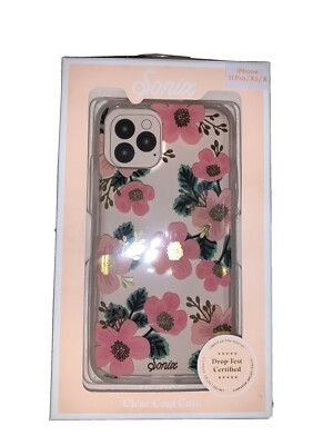 Sonix Southern Floral Case for iPhone 11 Pro/X/XS Protective Pink Clear Flowers