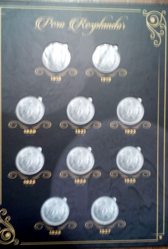 Coin Collector’s Album $1 Un Peso Resplandor 1918-1945 No Coins - Picture 4 of 9