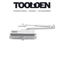 Draper 62893 Adjustable Automatic Door Closer for Doors Between 25kg and 45Kg