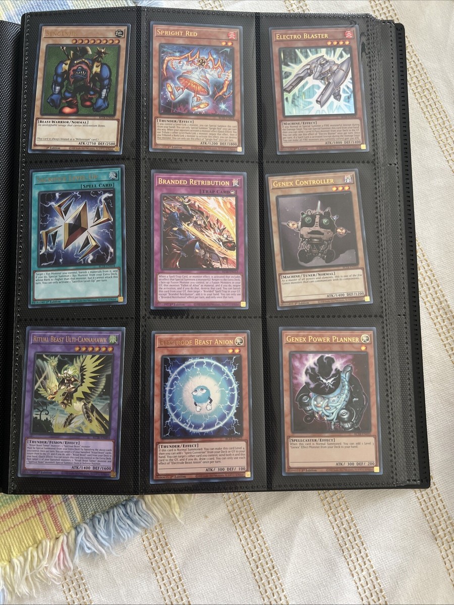 yugioh card binder can someone help me find the origin of these binders? : r/yugioh Pages are actually sewn in for added durability Monster Binder - 4 Pocket