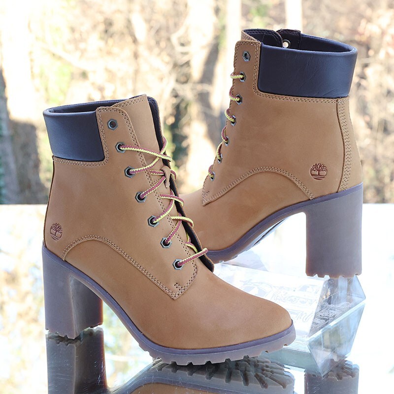 Timberland Allington Mid Lace Up Wheat Women's Size 7 Boots