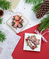 Abris Art Bead Embroidery Kit Decoration - Holiday baking ABT-033