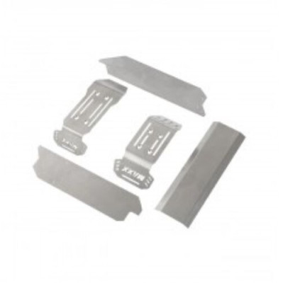 DTMAXX001 Hobby Details MAXX Stainless Steel Chassis Armor Skid Plate Guard Kit