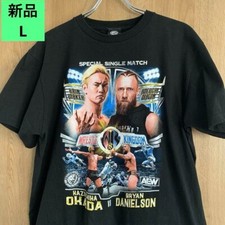 New Japan Pro Wrestling AEW Kazuchika Okada vs Bryan Danielson T-shirt L Size JP