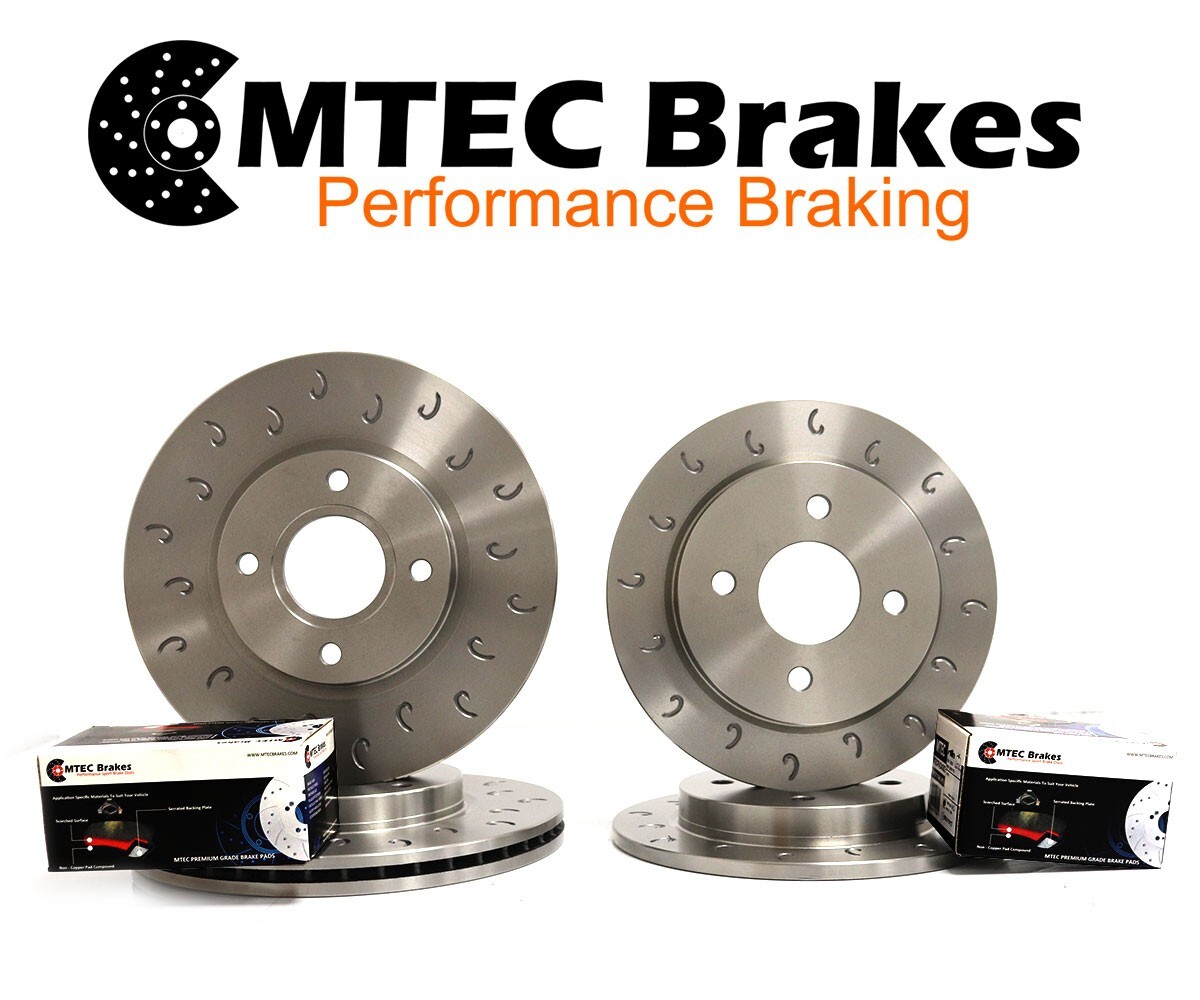 Ford Fiesta MK7 ST180 C Hook Performance Brake Discs MTEC Pads Front & Rear