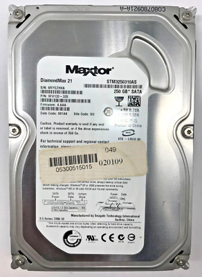 250 GB SATA FESTPLATTE MAXTOR DiamondMax21  STM3250310AS  3,5 ZOLL #FP3649