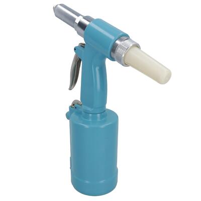 Pneumatic Air Hydraulic Pop Rivet Gun 1/8" 5/32" 3/16" 1/4" Riveting Tool Set