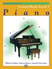 Alfred's Basic Piano Course: Lesson Book - Level 3 - Paperback - GOOD