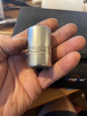 Proto Professional 5528, 7/8'' Standard Socket, 3/4'' Drive, 12 Point