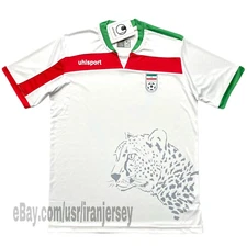 2014 Iran Home Jersey (very Fitted) Uhlsport Football Soccer World Cup White kit