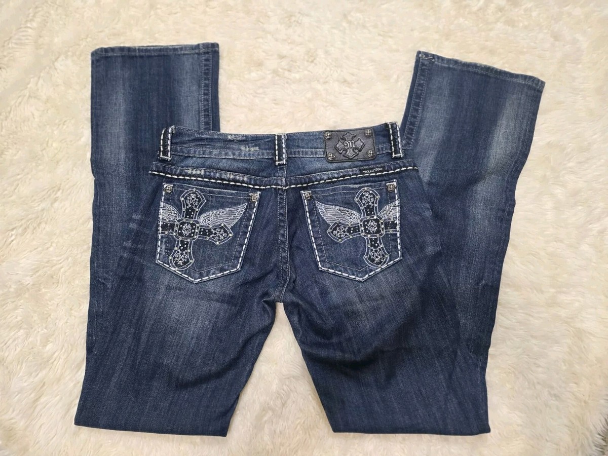 Ladies Miss Me Jeans Size 29×35 Great Pre-owned Condition