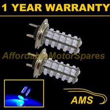 2X H7 BLUE 60 LED FRONT FOG SPOT LAMP LIGHT BULBS HIGH POWER KIT XENON FF500301