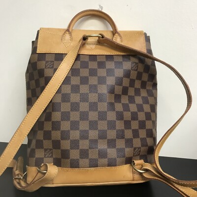 バッグ LOUIS VUITTON ARLEQUIN DAMIER BACKPACK Authentic LOUIS VUITTON Arlequin 100th Anniversary Damier Backpack