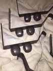 A lot of seven double brass bells on brackets — photo 3