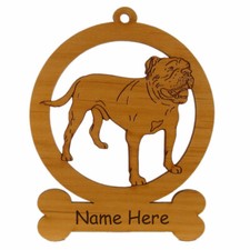 Olde English Bulldog Ornament 083627 Personalized With Your Dogs Name
