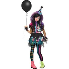 Fun World TWISTED CIRCUS Clown Girls Child Costume X-Large 14-16 - NWOT 279