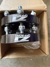 Z1 Off-Road 1" Bolt-On Wheel Spacers Black Pair (2) Nissan SKU 20049-1.0-P