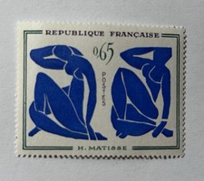 FRANCE 1961 - Timbre Y&T 1320 - 0,65F Henri Matisse “Nus bleus” - Neuf**
