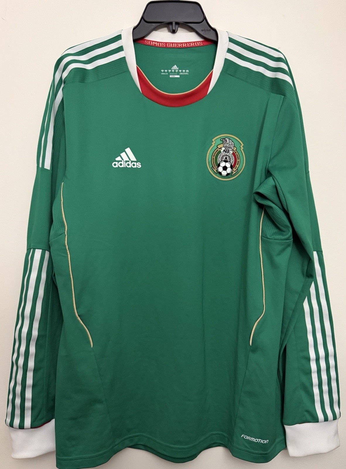 Selección De Mexico Futbol Jersey Adidas Formotion 2011 Long Sleeve XL