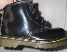 Dr.Martens INFANT 1460 PATENT LEATHER LACE UP BOOTS