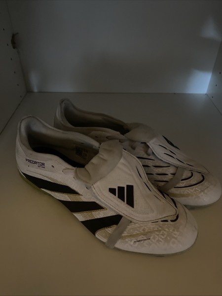 Fussballschuhe Adidas Predator Gold Weiss Grösse 44