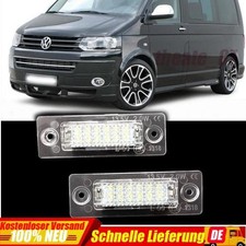 2x LED Kennzeichenleuchte für VW Transporter V 5 Bus 7H Nummernschild Licht
