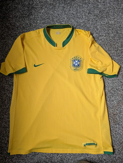 Rare Original Brazil 2006/2008 Home Shirt XL Nike VGC