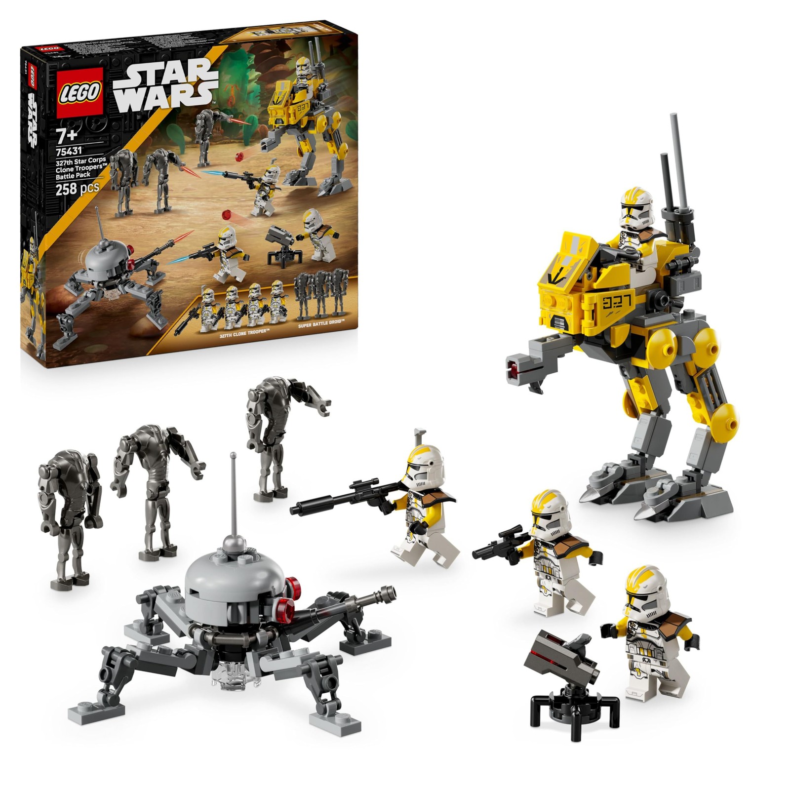LEGO Star Wars 327th Star Corps Clone Troopers Battle Pack (75431) SEALED NEW - Image 9