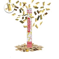 Party Popper 40Cm Gold-Regen Konfetti Shooter Gold Hochzeit Silvester Geburtstag