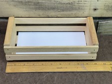 Napa Valley Holds 12 Cassette Tapes Tape Holder Pine Wood Storage Box Crate