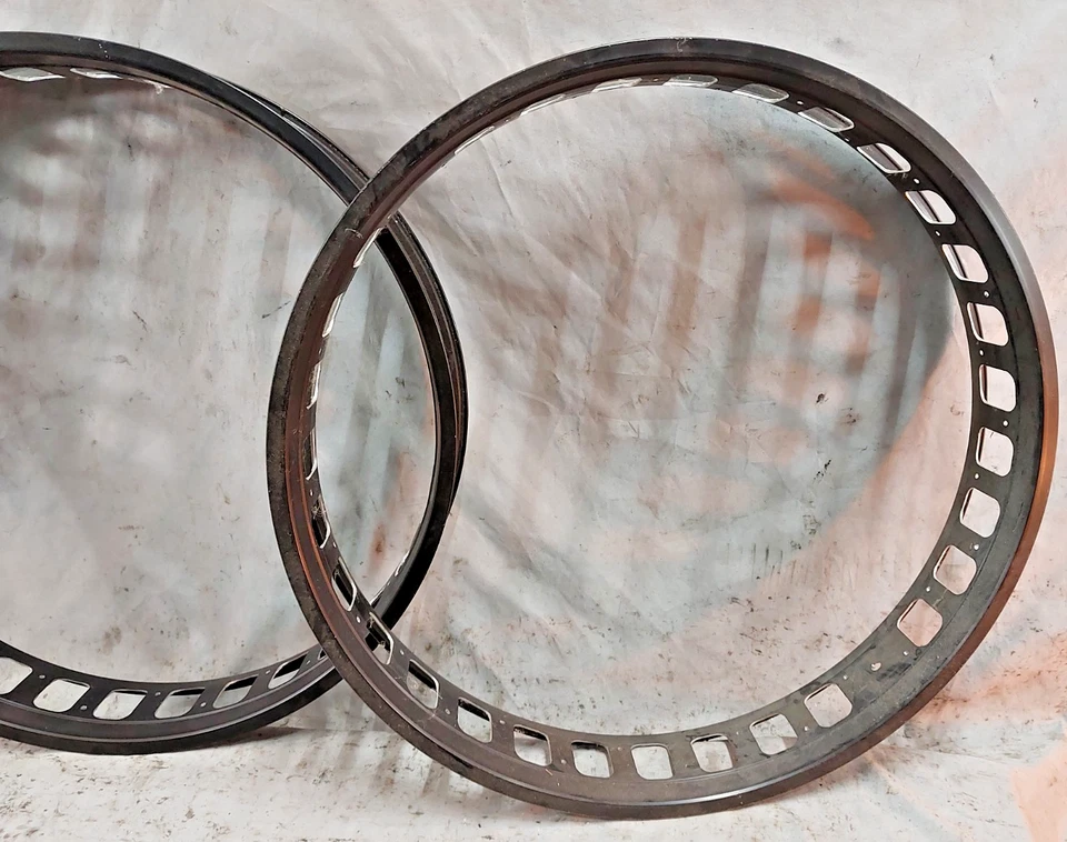 Surly Cutout 2020 26" Fat Bike juego de llantas 36S ancho negro nieve invierno playa crucero~ Foto 2 de 4