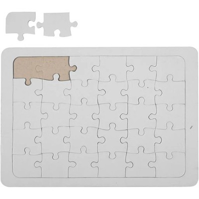 Creativ Company Puzzle, Größe 15x21 cm, weiß, 1 Stk | 233480 | 2024