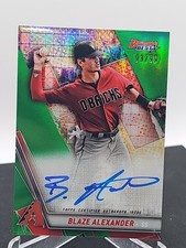 2019 Bowman's Best - Blaze Alexander #B19-BA Green Auto 93/99 Diamondbacks