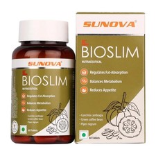 Bioslim by Sunova   60 Herbal Tablets for Fat...