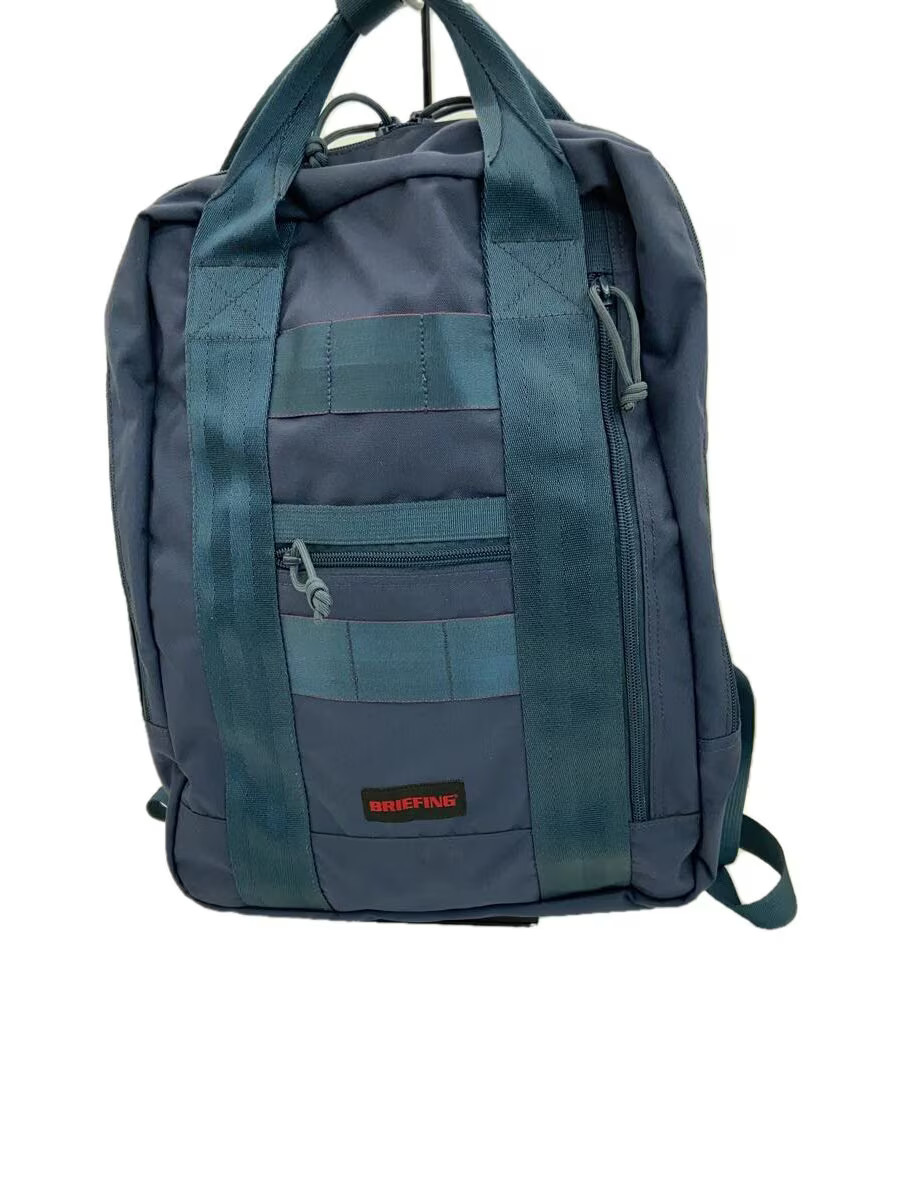 BRIEFING Backpack Polyester Blue Solid Color - image 1